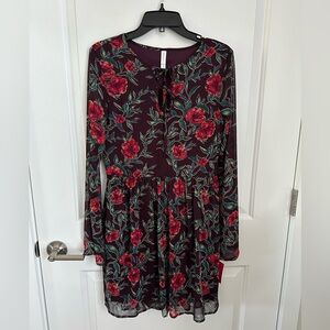 Fall, knee-length dress